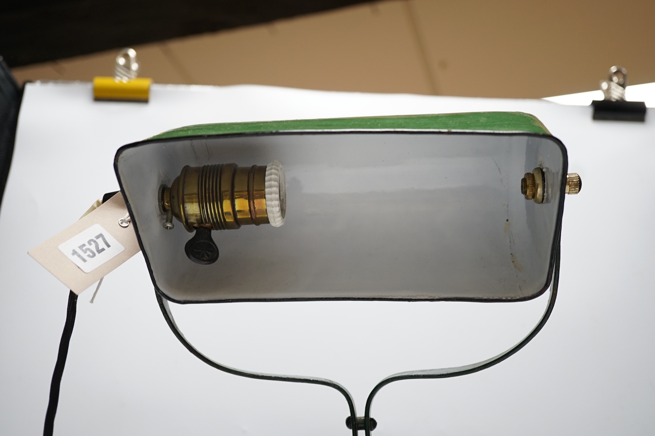 An early 20th century German student's table lamp